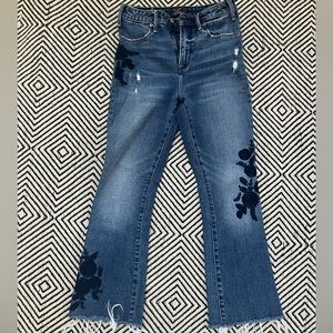 Abercrombie and Fitch High Rise Ankle Flare